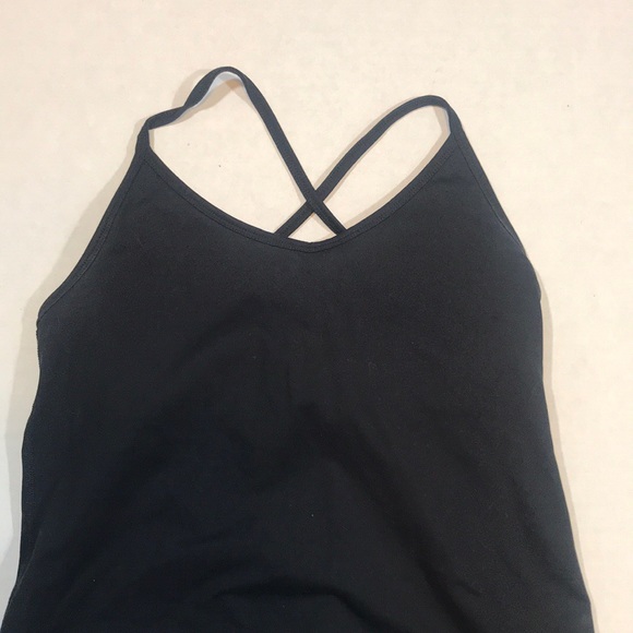 Tonic Black and Teal Free Spin Active Tank Top EUC - Picture 3 of 8